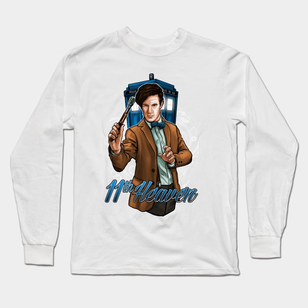 Doctor Who - 11th Heaven Long Sleeve T-Shirt by PatrickScullin